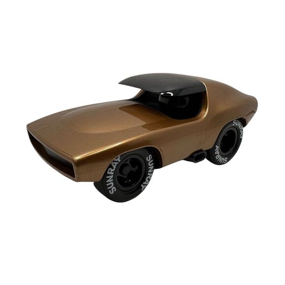 Playforever Verve Leadbelly Burnside Toy Car - Vintage Style Bronze Collectible - Picture 1 of 5